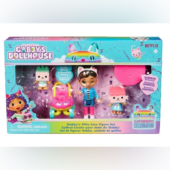 New in box Gabby Dollhouse Kitty Care Figure Set - Multicolor - Picture 1 of 3